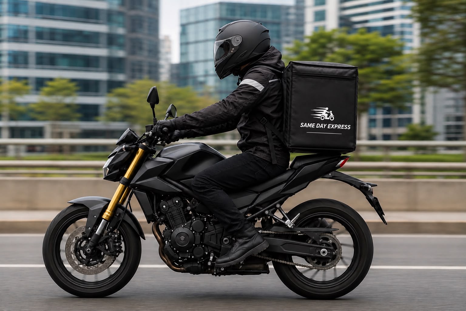 Motorcycle courier